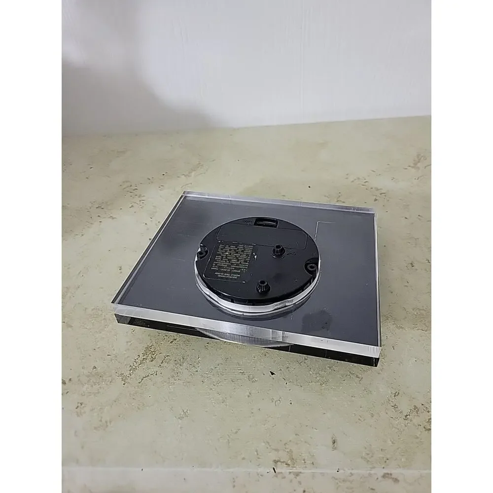 Cray Wood Base - Selco Quartz World Time Clock - 1988 Works